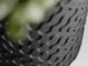 Вазон для цветов с поддономдля капель Geo 3D чёрный 14×17 см - изображение 6