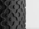 Вазон для цветов с поддономдля капель Geo 3D чёрный 14×17 см - изображение 7