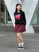 Свитшот оверсайз мужской Uniqlo 517882840 2XL Черный с принтом (1159827321) - изображение 10