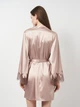 Халат женский Effetto Satin Elegance S03406 L Розовый (2000985257121) - изображение 2