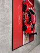 Арт Держатель Рамка 80x50 см. на Стену для Фирменного Конструктора Technic Ferrari 488 GTE AF Corse №51 (42125) Феррари - Type-A - изображение 8