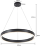 Підвісний світильник Light Prestige Midway LP-033/1P S BK Triangle - зображення 5