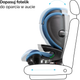 Fotelik samochodowy Kidnort Natt DS-010547 100-150 cm niebieski (5902983631224) - obraz 5