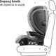 Fotelik samochodowy Kidnort Natt DS-010647 100-150 cm szary (5902983631231) - obraz 4