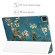 Чохол книжка, обкладинка для планшета Apple iPad Air 11" 2024/2025 (Квітучі гілки мигдалю, Ван Гог) епл айпад ейр 11 М2 case, аір М3 cover - зображення 6