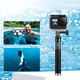 Монопод алюмінієвий телескопічний Telesin для екшн-камер GoPro Hero DJI Action Insta360 SJCAM селфі палка з триногою (70092) - зображення 5