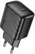 Сетевое зарядное устройство Hoco CS24A Puerto single-port PD25W charger EU Black (6942007639750) - изображение 1