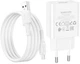 Мережевий зарядний пристрій Borofone BA74A Aspirer single port charger set Micro White (6974443388664) - зображення 5