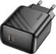 Сетевое зарядное устройство Hoco CS24A Puerto single-port PD25W charger EU Black (6942007639750) - изображение 4