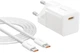 Ładowarka sieciowa Baseus GaN5 Fast Charger 1C 25W EU + Data Cable Type-C to Typ-C 100W Moon White (P10110909213-01) - obraz 1