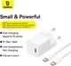 Зарядний пристрій Baseus GaN5 Fast Charger 1C 30W EU + Data Cable Type-C to Typ-C 100W Moon White (P10110902213-00) - зображення 12