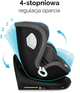 Автокрісло Kidnort Orn DK-080837 40-150 см темно-сіре (5902983624882) - зображення 6
