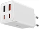 Ładowarka sieciowa Baseus GaN6 Pro 2 x USB-C + 2 x USB-A 65 W White (6932172644437) - obraz 3