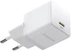 Ładowarka Baseus Palm Fast Charger 1C 30W EU + Mini Cable Type-C to Type-C 60W 20V/3A 1 m Moon White (P10111605213-01) - obraz 4