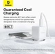 Ładowarka Baseus Palm Fast Charger 1C 30W EU + Mini Cable Type-C to Type-C 60W 20V/3A 1 m Moon White (P10111605213-01) - obraz 13