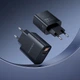 Сетевое зарядное устройство Borofone BA97A Ilustre single-port PD30W charger with digital display EU Black (6941991120480) - изображение 9