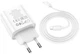Мережевий зарядний пристрій Hoco C80A Plus Rapido PD20W+QC3.0 charger set C to iP White (6931474779892) - зображення 5