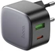Мережевий зарядний пристрій Hoco CS32A Rise PD20W+QC3.0 charger Black (6942007617451) - зображення 2
