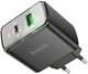 Мережевий зарядний пристрій Hoco CS42A Smart PD30W+QC3.0 charger EU Black (6942007620765) - зображення 4