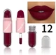 Губная помада CmaaDU №12 Lipstick Lip Gloss 2-in-1 водостойкая матовая - изображение 1