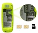 Мини телефон Двойная SIM Bluetooth Гарнитура Мобильный сотовый кнопочный SERVO ВМ310 DUAL Nano сим карта Маленький Минителефон 7х3х1.3см устройство для связи размер зажигалки Black - изображение 5