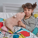 Плюшева дитяча іграшка Порося 39 см IKEA KNORRIG м'яка хрюшка свинка для дітей ІКЕА 602.604.48 - зображення 5