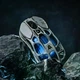 Геймерська бездротова (Bluetooth + 2,4G) миша з магнію GravaStar Mercury M1 Pro, PAW3395DM, 50G, RGB, Battle Worn Edition-Silver Mist (GRAVASTARM1PRO_SM) - зображення 6