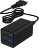 Мережевий зарядний пристрій Gembird 65W (TA-UC-2A2C-PD65-01-BK) - зображення 1