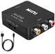 AV RCA To HDMI Адаптер-конвертер з RCA аудіо-відео старі пристрої на HDMI 720-1080P - зображення 1