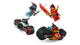 Klocki konstrukcyjne LEGO Ninjago Wyścig motocyklowy Kaia 79 elementów (71838) - obraz 4
