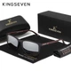Мужские поляризационные солнцезащитные очки KINGSEVEN 7365 Matte Black Silver - изображение 1