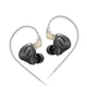 Навушники KZ ZAX Black (з мікрофоном) - Гібридні In-Ear Monitor Навушники 1DD+7BA HiFi з Потужним Басом - зображення 2