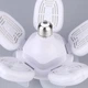 Стельова LED-лампа-вентилятор Ceiling Fan LK-65 з 5 лопатями, 50 Вт, з пультом ДК, 3 швидкості, діммований світло, цоколь E27 — для ванної, спальні, вітальні - зображення 5
