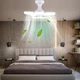 Стельова LED-лампа-вентилятор Ceiling Fan LK-65 з 5 лопатями, 50 Вт, з пультом ДК, 3 швидкості, діммований світло, цоколь E27 — для ванної, спальні, вітальні - зображення 6