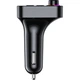 FM модулятор Havit HV-FM819BT USB-A+USB-C PD24W RGB Black (HV-FM819BT) - изображение 2