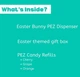 Диспенсер із цукерками Pez Easter Bunny Gift Box 49.4г - зображення 10