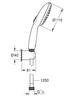 Душовий гарнітур 2 режими струменя Grohe Tempesta 110 26164003 - зображення 7
