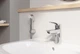 Смеситель для умывальника S-Size + нажимной донный клапан Grohe Eurosmart New 23922003 - изображение 5