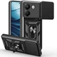 Чехол Fiji Camera Defence для Poco M7 Pro 5G бампер с защитой камеры и подставкой Black - изображение 1