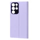 Чохол Fiji Shell для Samsung Galaxy S22 Ultra (S908) книжка з магнітом та захистом камери Violet - зображення 3