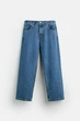 Джинси вільного крою Zara Baggy Fit 30 синій 8062/380/405 - изображение 6
