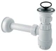 Сифон низкий для умывальника/биде с сливом и пробкой McALPINE HC1L (1 1/4x32) - изображение 1