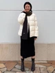 Платье миди осеннее женское Uniqlo 818431306 M Черное (1159833688) - изображение 6