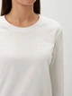 Лонгслив длинный женский Armani Exchange 354031539 L Белый (1159833782) - изображение 3
