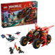 Klocki konstrukcyjne LEGO Ninjago Pojazd bojowy ninja 3 w 1 561 element (71844) - obraz 2