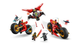 Klocki konstrukcyjne LEGO Ninjago Pojazd bojowy ninja 3 w 1 561 element (71844) - obraz 4