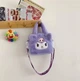 М'яка плюшева Сумочка Zumy Куромі дитяча сумка Kuromi Hello Kitty подарунок на день народження - зображення 3