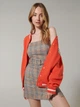 Платье Sinsay 3868B XL коричневая клетка - изображение 2