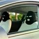Чехлы «Балаклавы» на подголовники сидений автомобиля AvtoSpenk, черные, 2 штуки - изображение 3