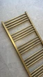 Полотенцесушитель водяной Terma FIONA 1140х530, цвет Brushed Brass - изображение 3